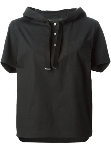 Marc By Marc Jacobs Hooded Boxy T-shirt - Black