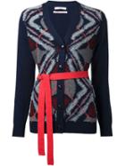 Barrie Boucle Belted Cardigan