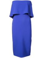 Likely Top Detail Bodycon Dress - Blue