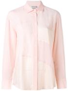 Paul & Joe - Patchwork Shirt - Women - Silk/viscose - 2, Nude/neutrals, Silk/viscose