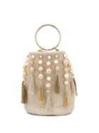 Rosantica Woven Style Bucket Bag - Neutrals
