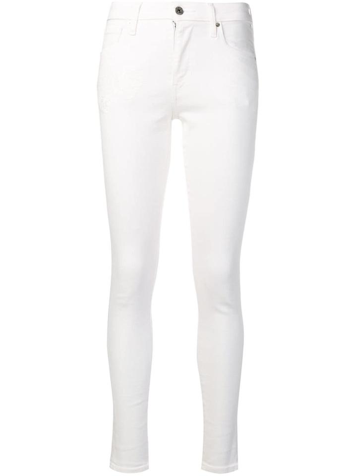 Levi's: Made & Crafted 721 High-rise Skinny Jeans - White