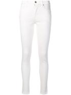 Levi's: Made & Crafted 721 High-rise Skinny Jeans - White