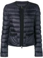 Moncler Cropped Puffer Jacket - Blue
