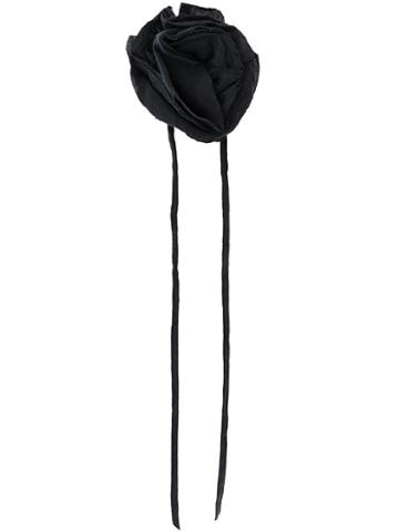 Aleksandr Manamïs Floral Brooch, Women's, Black