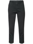 Nili Lotan Cropped Skinny Trousers - Black