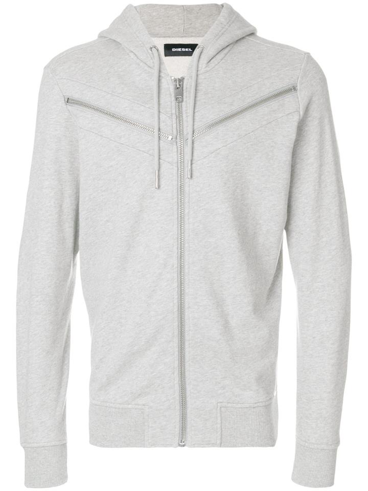 Diesel Classic Hoodie - Grey