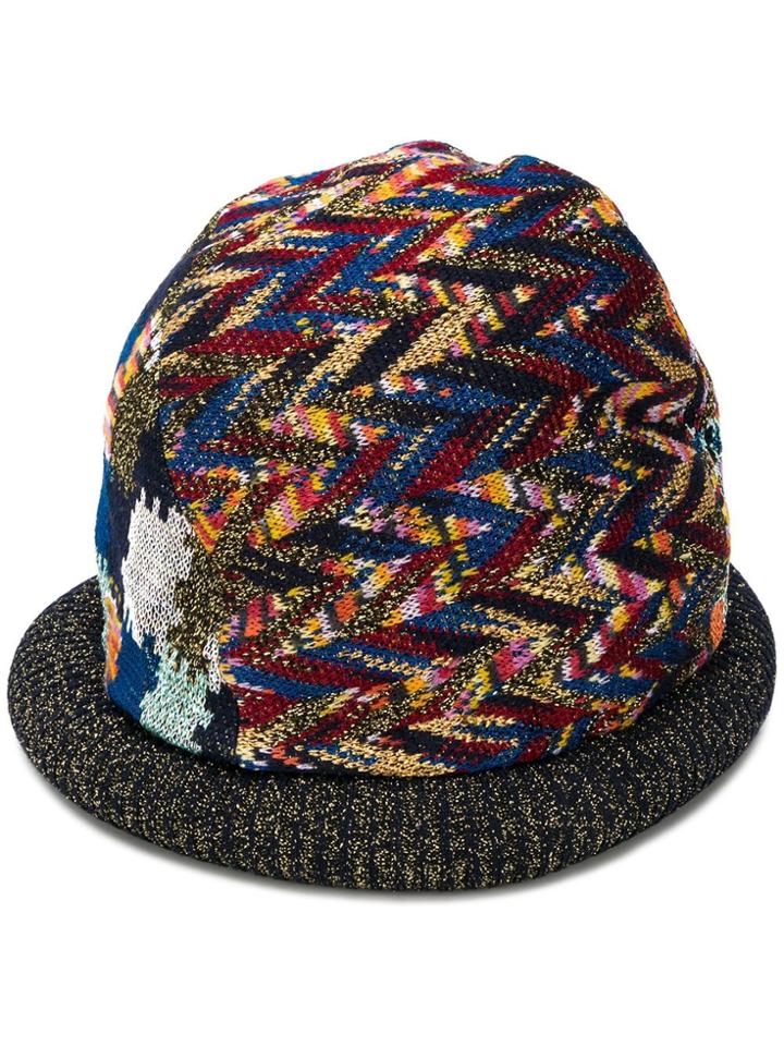 Missoni Abstract Weave Hat - Blue