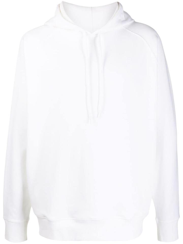 Boss Hugo Boss Long Sleeved Drawstring Hoodie - White