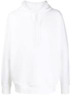 Boss Hugo Boss Long Sleeved Drawstring Hoodie - White