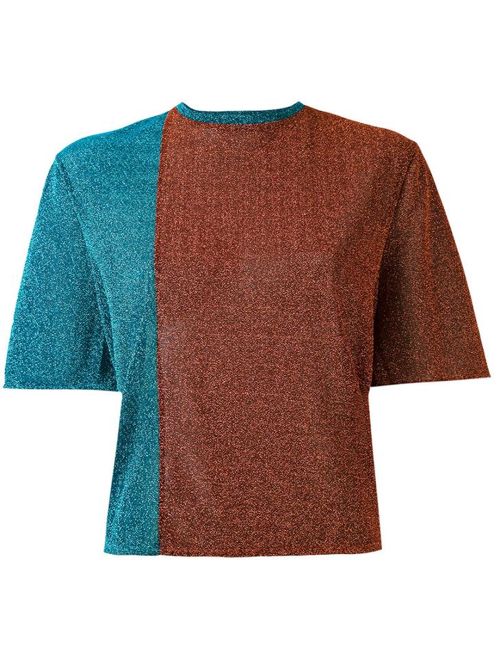 Alcoolique - 'furby' T-shirt - Women - Polyamide - M, Blue, Polyamide