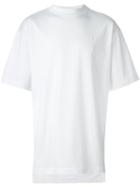 Études Mock Neck T-shirt, Men's, Size: Large, White, Cotton