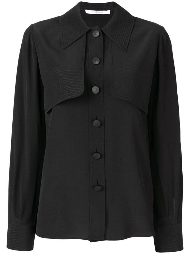 Givenchy Layered Front Shirt - Black