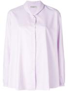 Holland & Holland Long-sleeve Flared Blouse - Pink & Purple