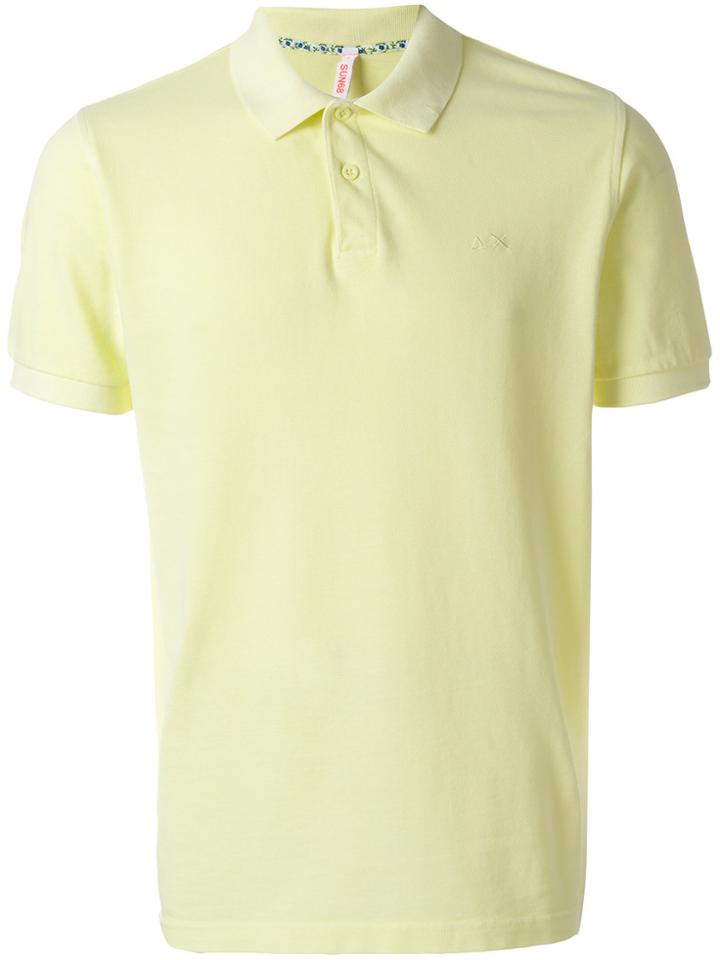 Sun 68 Polo Shirt - Yellow & Orange