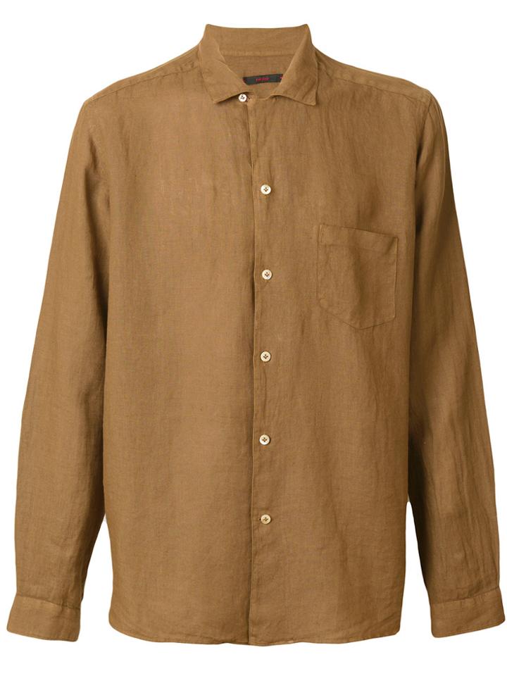 The Gigi Casual Long-sleeve Shirt - Brown