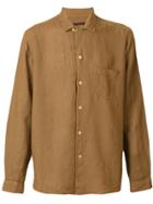 The Gigi Casual Long-sleeve Shirt - Brown
