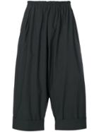 Toogood Cropped Gathered Trousers - Black