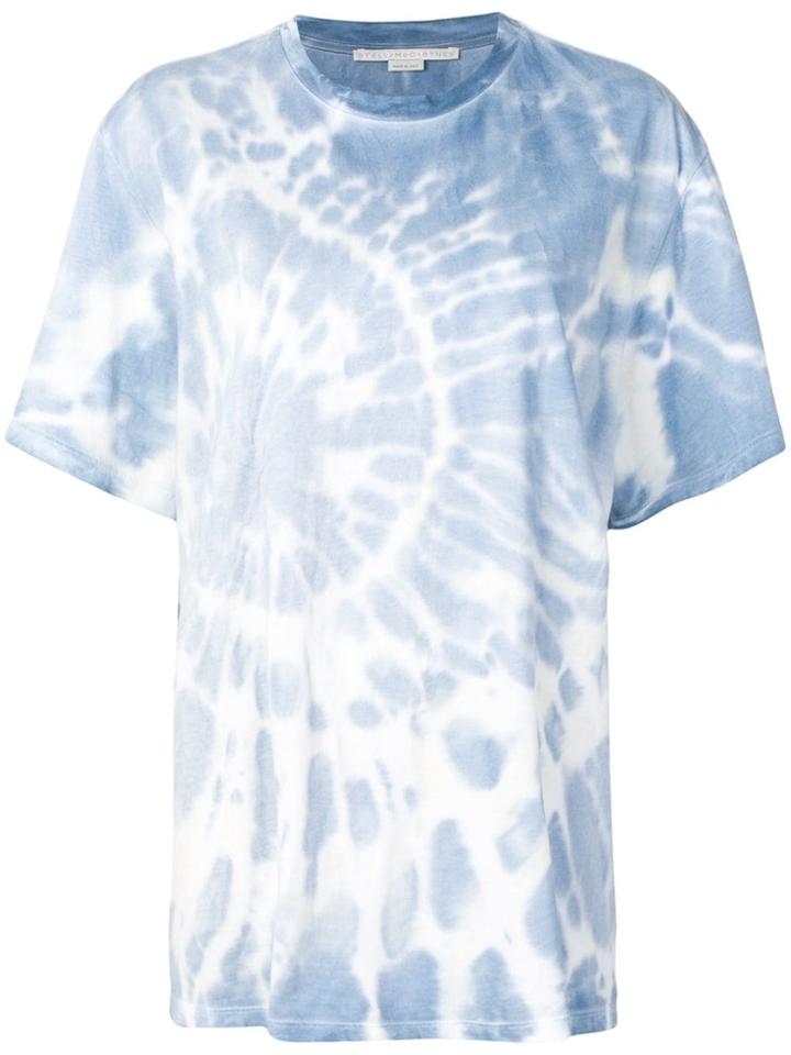 Stella Mccartney Oversized Tie-dye Print T-shirt - Blue