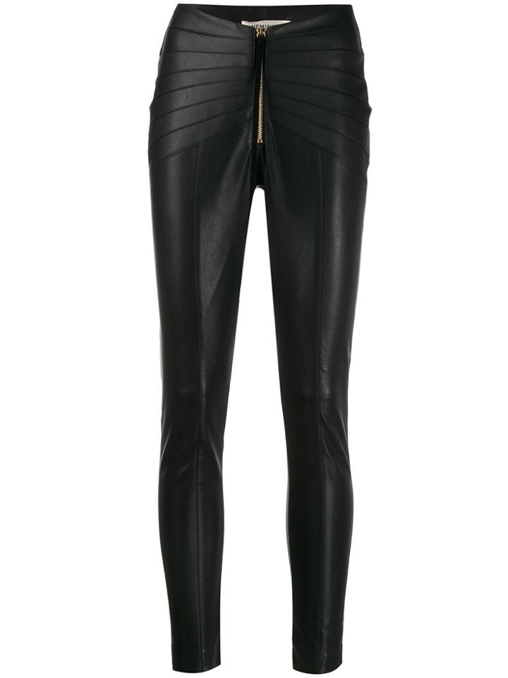 Nineminutes Butterfly Zipped Trousers - Black