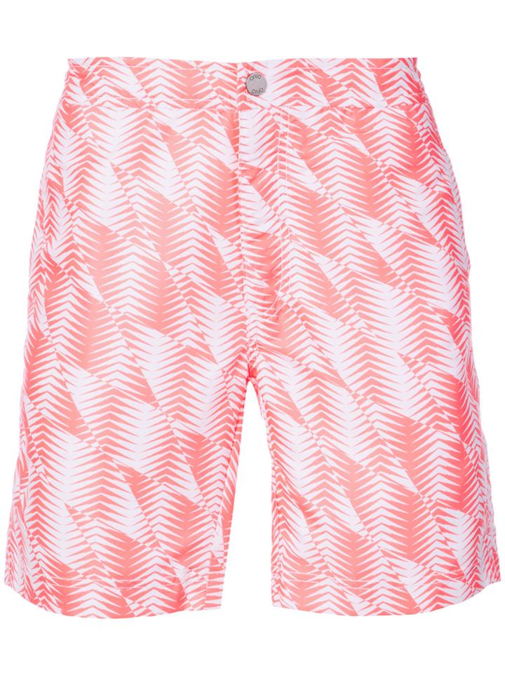 Onia Calder 7.5 Swim Trunks - Pink & Purple