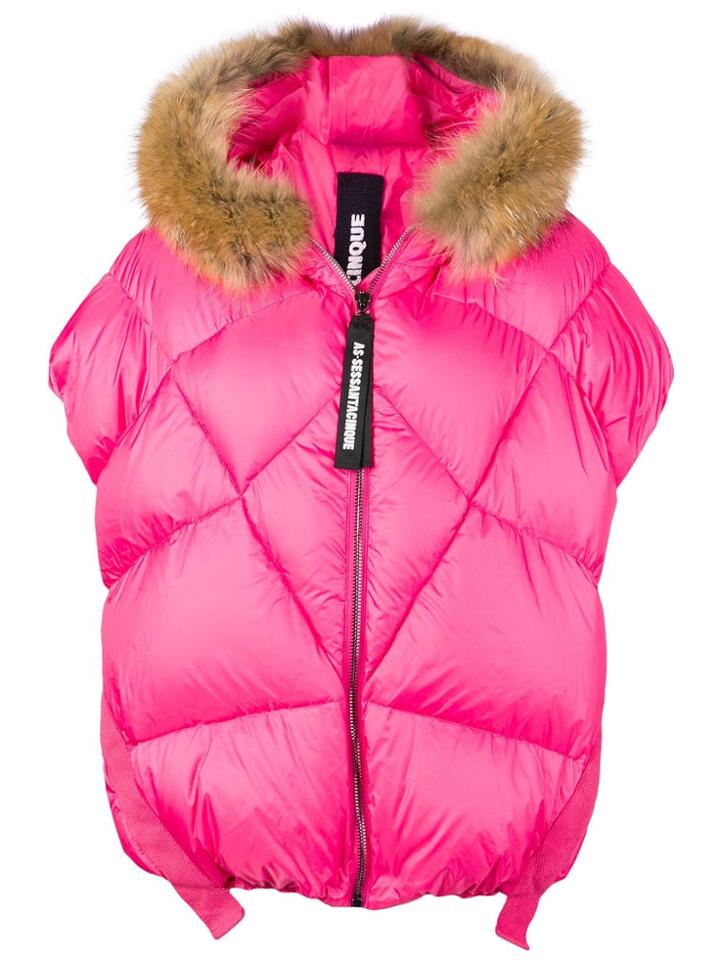 As65 Zipped Gilet - Pink & Purple