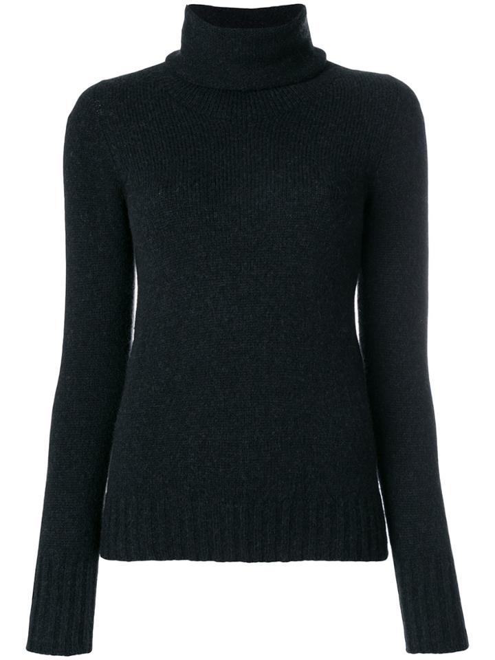 Roberto Collina Roll Neck Sweater - Black
