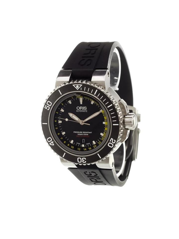 Oris 'aquis Date Depth Gauge' Analog Watch, Men's