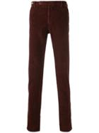 Berwich Straight Leg Corduroy Chinos - Brown