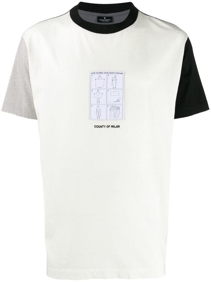 Marcelo Burlon County Of Milan Instructions Colour Block T-shirt -