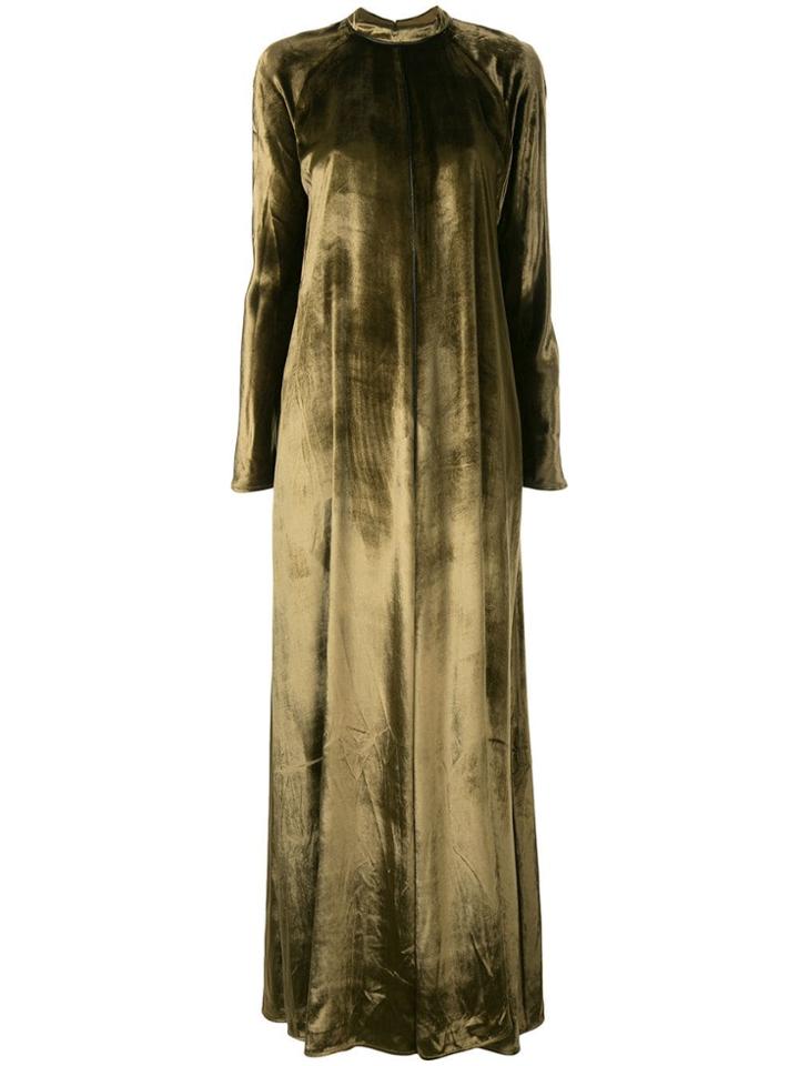 Layeur Barbara Velvet Dress - Green