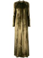 Layeur Barbara Velvet Dress - Green