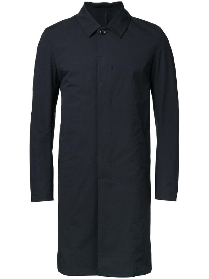 Attachment Lightweight Classic Coat, Men's, Size: 3, Black, Cotton/nylon/polyurethane