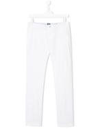 Armani Junior Classic Chinos - White
