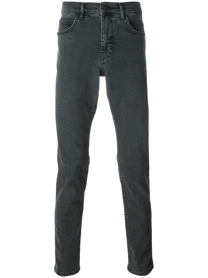 Mcq Alexander Mcqueen Slim Fit Jeans - Grey
