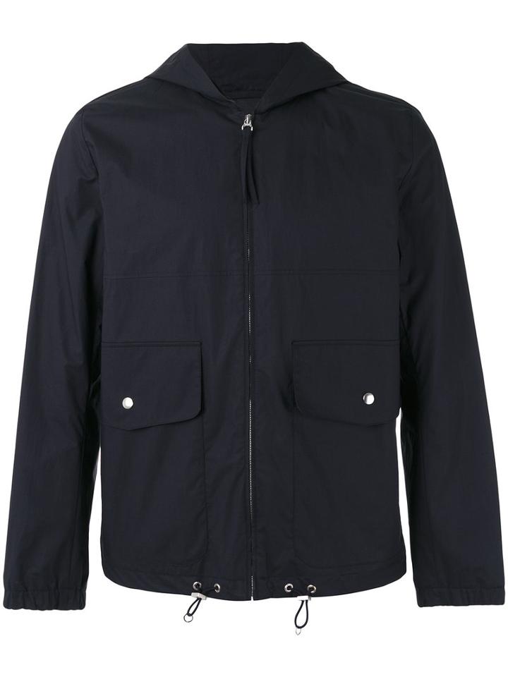 A Kind Of Guise - Zipped Hooded Jacket - Men - Cotton/viscose - Xl, Blue, Cotton/viscose