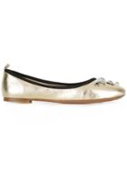 Marc Jacobs Cleo Studded Ballerina Flats - Metallic