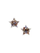 Radà Beaded Star Earrings - Multicolour