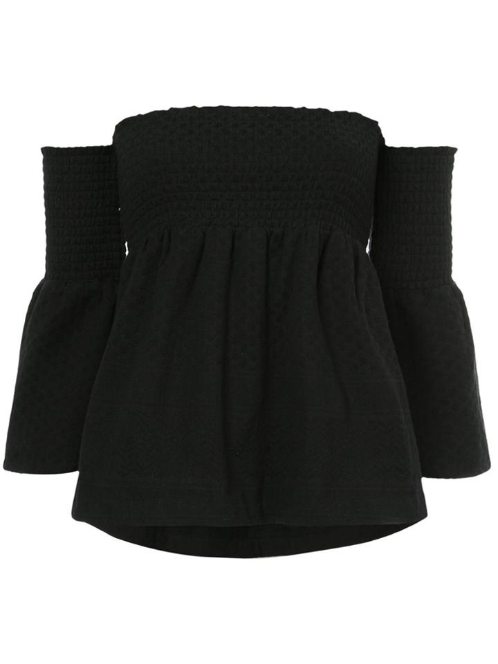 Cecilie Copenhagen Off-the-shoulder Blouse - Black