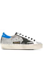 Golden Goose Hi Star Sequin Sneakers - Silver