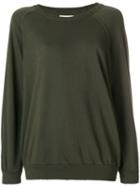 The Great - Frayed Sweatshirt - Women - Cotton - S, Black, Cotton