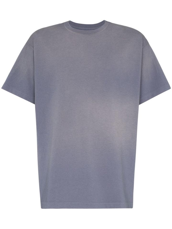 John Elliott University Sundrenched Effect Cotton T-shirt - Blue