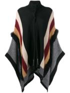Liu Jo Striped Cardi-coat - Black