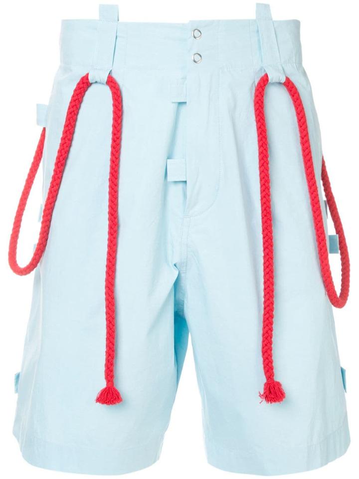 Craig Green Rope Detail Shorts - Blue