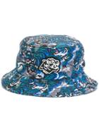 Kenzo Flying Tiger Bucket Hat, Men's, Blue, Cotton/polyester