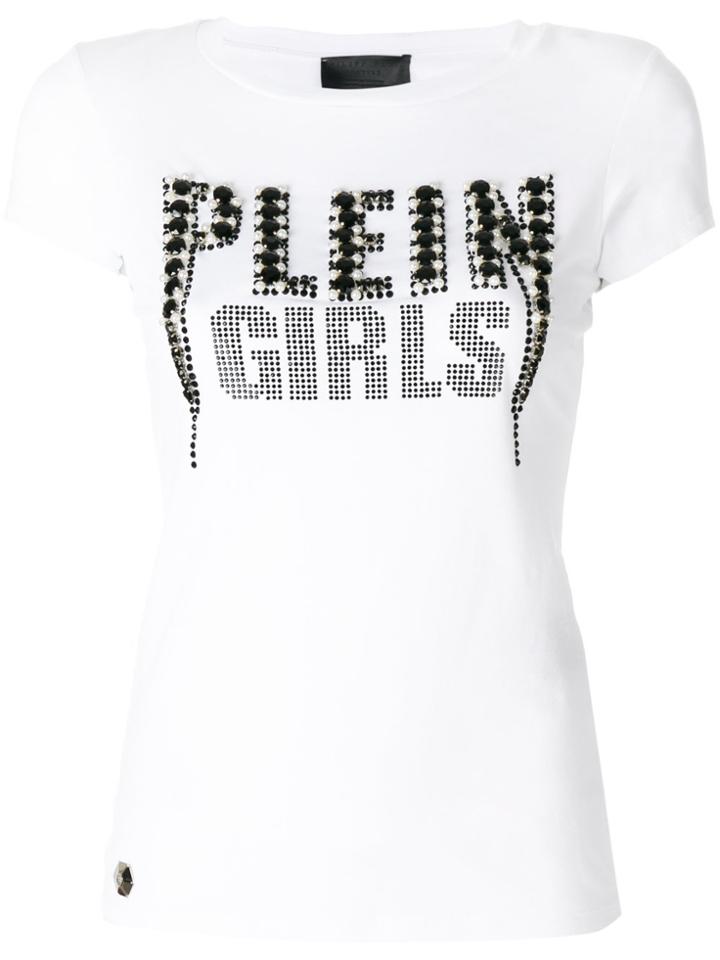 Philipp Plein Hardcore Girls T-shirt - White
