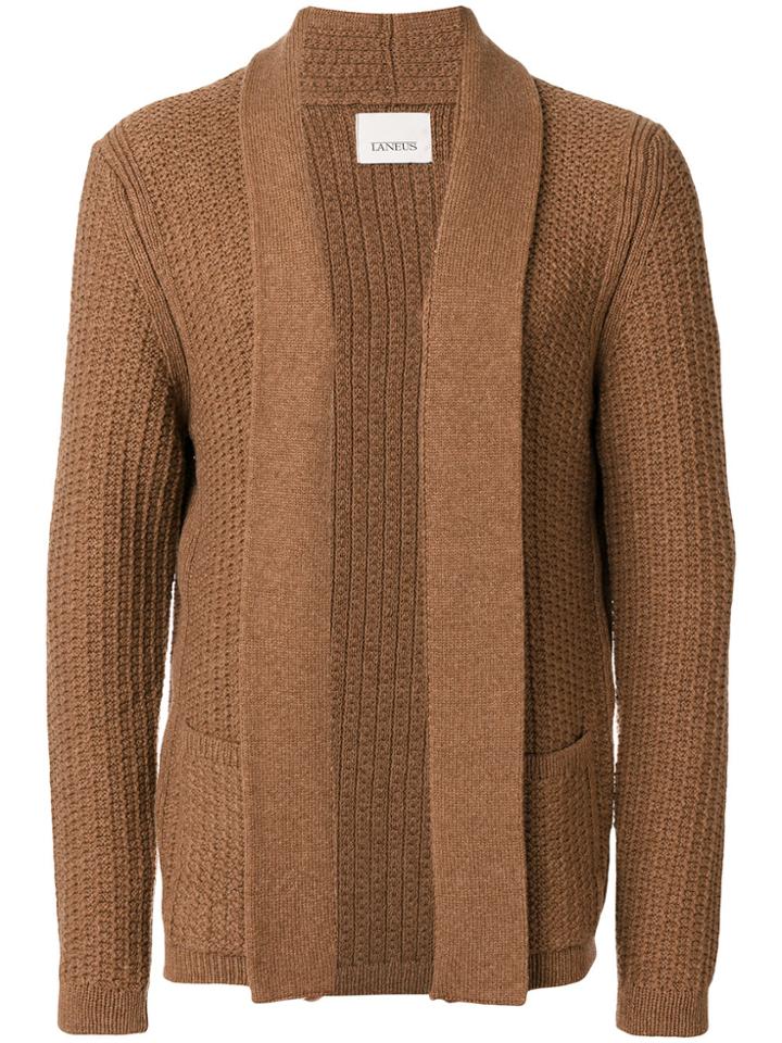 Laneus Open Cardigan - Brown