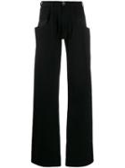 Maison Margiela Chap Style Wide Jeans - Black