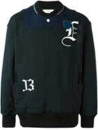 Facetasm Bomber Sweatshirt, Size: 4, Black, Cotton/polyester