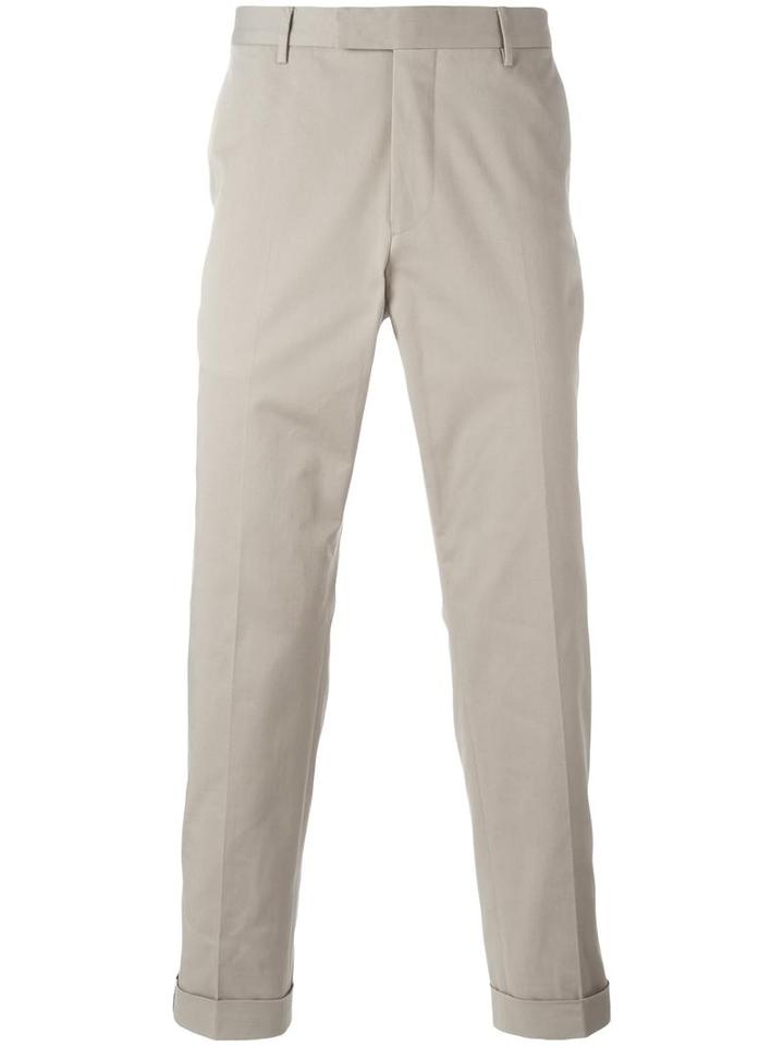 Gucci Classic Chinos, Men's, Size: 50, Nude/neutrals, Viscose/cotton/spandex/elastane